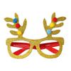 Handmade Plastic Colorful Christmas Glasses Perfect For Kids Featuring Cheerful Santa And Designs Reindeer
