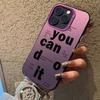 Personalized letters English applicable Apple 16Promax mobile phone case iPhone15Pro Europe and America 14Pro trend 17