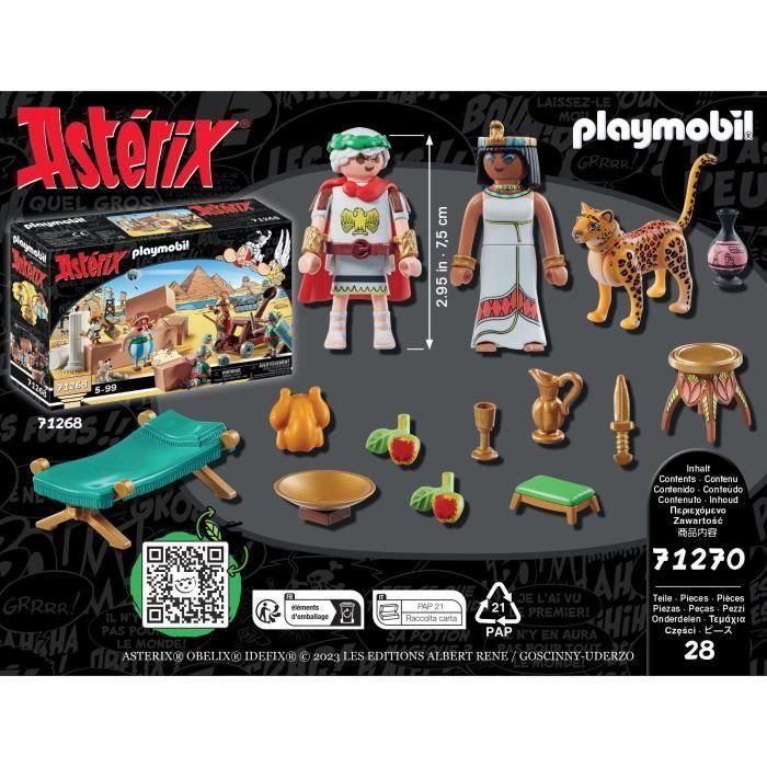 PLAYMOBIL 71270 César Et Cléopâtre, Astérix, Personnages, Dès 5 Ans