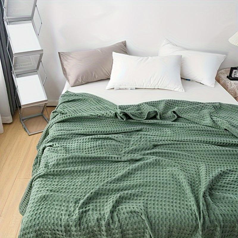 Mehrlagige Mull-Decke, Bettlaken im Waffelstil, Mittagspausendecke, Klimaanlagendecke, Sommerkühlsteppdecke, Multifunktionale Decke