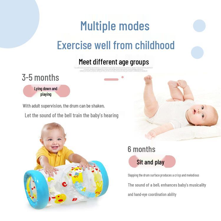 Infant Inflatable Crawling Trainer Roller: Early Education Toy