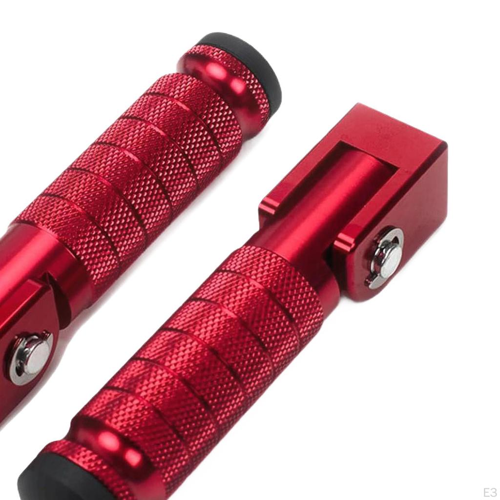 Footrests, Foldable Accessories, Easy to Install, Sturdy, Non-Slip, 8mm for