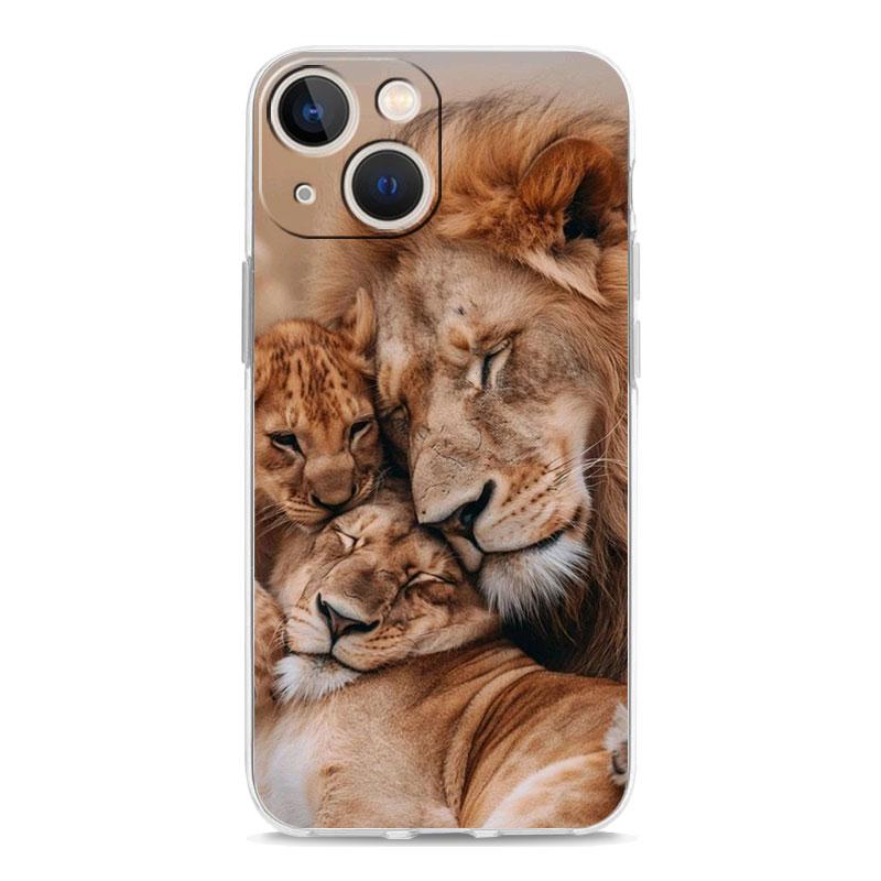 Lion Alpha Male Cub Phone Case For IPhone 18 11 Cases IPhone 18 15 12 13 14 16 Pro Max X XR XS 14 15 Plus 16Pro IPhone 1816 Clear Cover