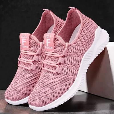 Kadın gündelik ayakkabı yaz rahat nefes alan platform ayakkabılar moda kadın çok yönlü bağcıklı ayakkabı