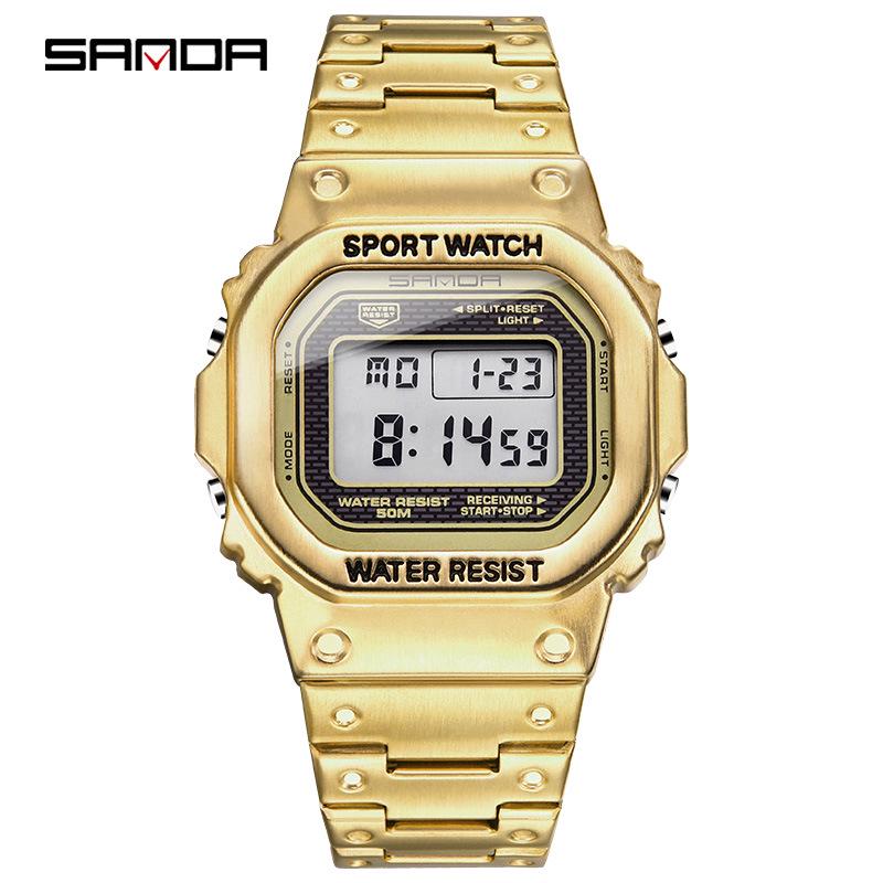 Sanda Classic Waterproof Digital Sport Watch for Men and Women