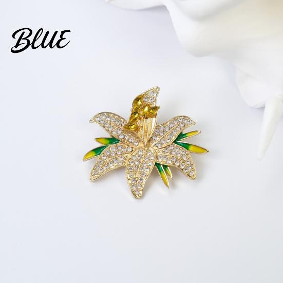 Scarves Brooch 1/2Pcs Women Pin Flower Design Lapel Pin