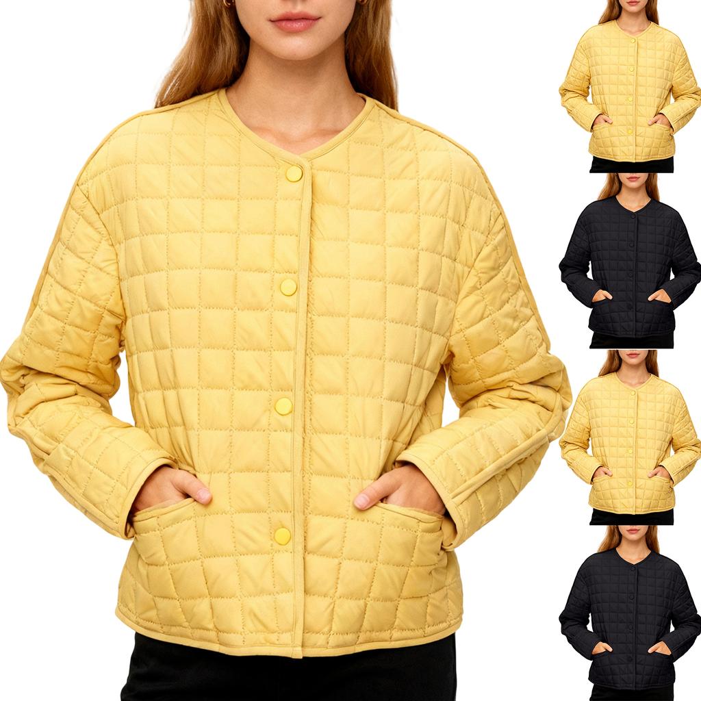 Women's Faux Suede Button Jacket Oversized Gathered Hem Short Length Coat Casual Vintage Outerwear With Pockets