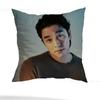 Customize G-Gong Yoo  Pillow Case Anti-dustmite Pillowcase Invisible zipper silky short plush Sofa cushion cover