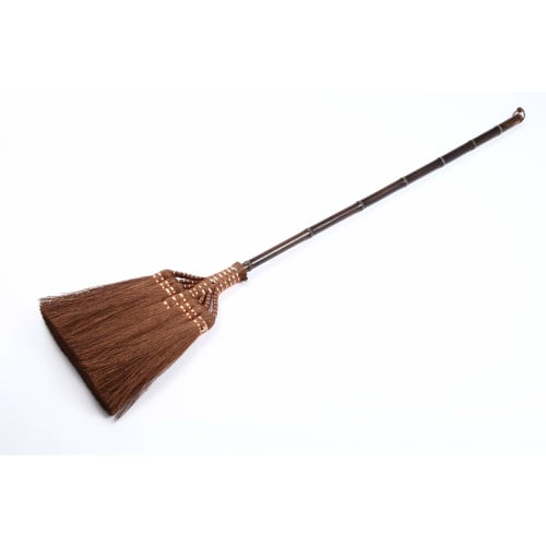 Yaguruma Brand Palm Wood Long Handle Broom with Seven Balls [Palm Wood Broom, Japanese-Style Room, Tatami, Flooring, Indoor Use]