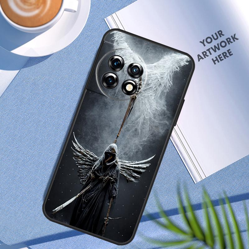 

Death Grim Reaper Skull Case For OnePlus Nord CE 5 3 4 Lite N20 N30 OnePlus 15 13 12 11 10T 13T 13R 8 9 10 Pro Cover OnePlus Nord CE4