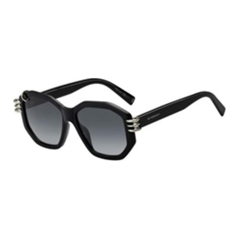 

GIVENCHY Irregular Shape Sunglasses Unisex Black F чёрный