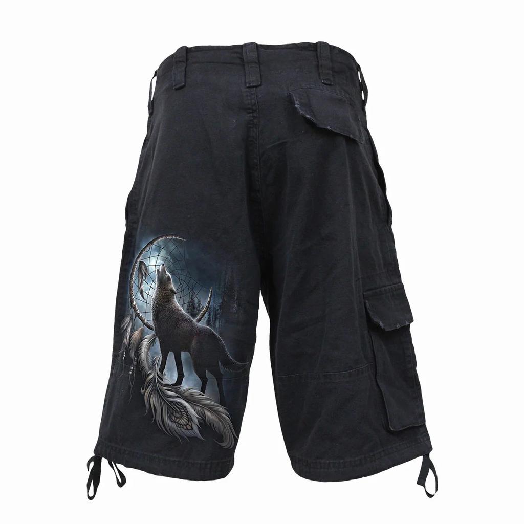 Spiral Direct Unisex Adult From Darkness Vintage Cargo Shorts