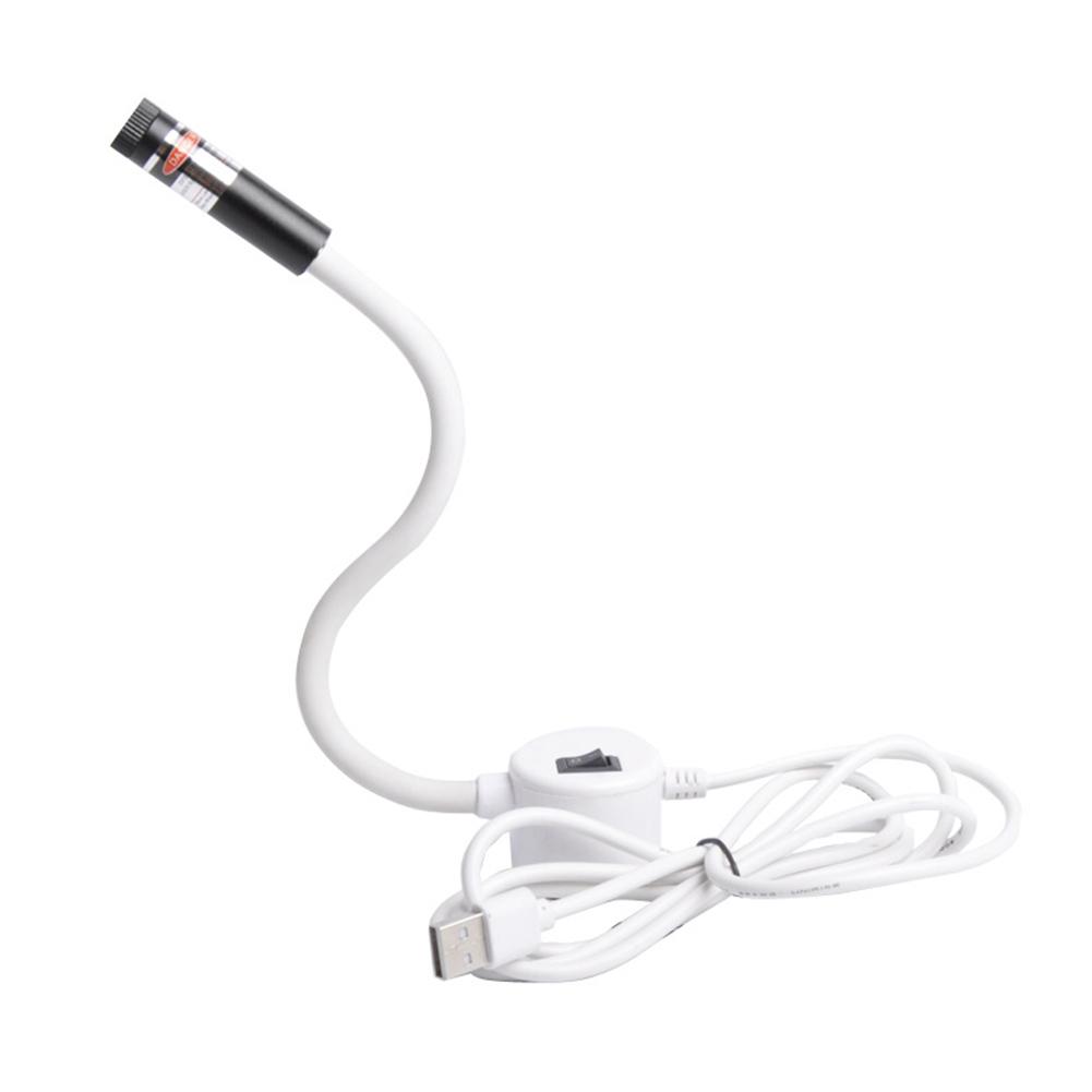 

USB Red Laser Positioning Light Infrared Working Lamp Cutting With Magnetic Base Line/Cross Sewing Machine Accessories