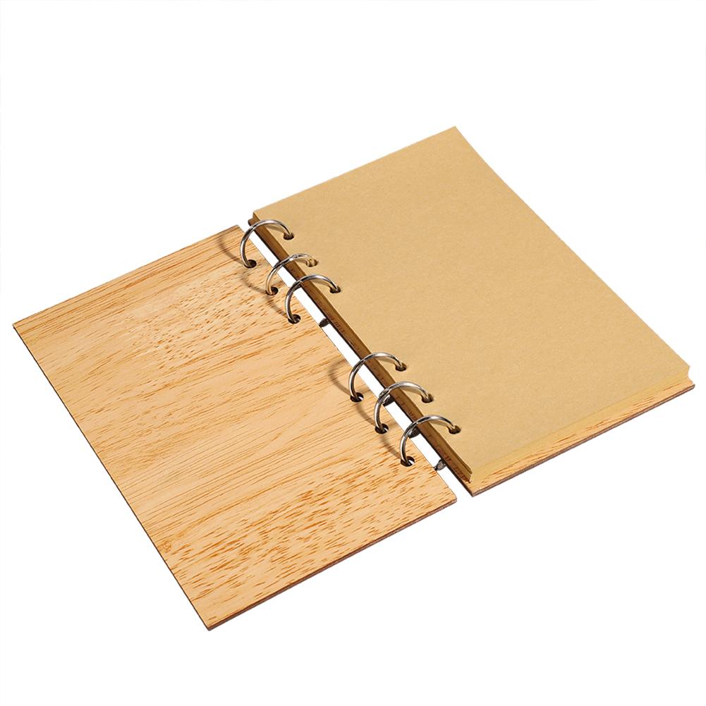 Wooden Guest Book Memorable Signature Message Notebooks Gift For Wedding Party