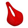 Leather Carbon Fiber Bike Seat Breathable Bike Saddle Cushion Shock Absorption Hollow Cycling Saddle Seats for Men Women