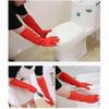 Extra Long Cuffs Rubber Cleaning Gloves 30/38/45cm Protective Gauntlets  Chemical Handling