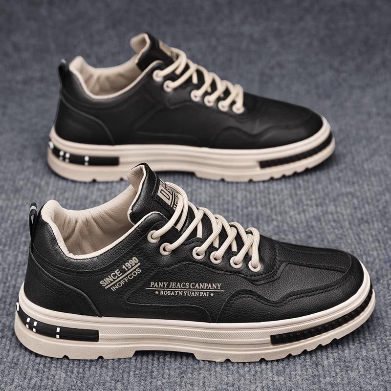 

Men s shoes breathable little white Martin boots sports men s casual board shoes 2025 new autumn leather shoes foreign trade 39