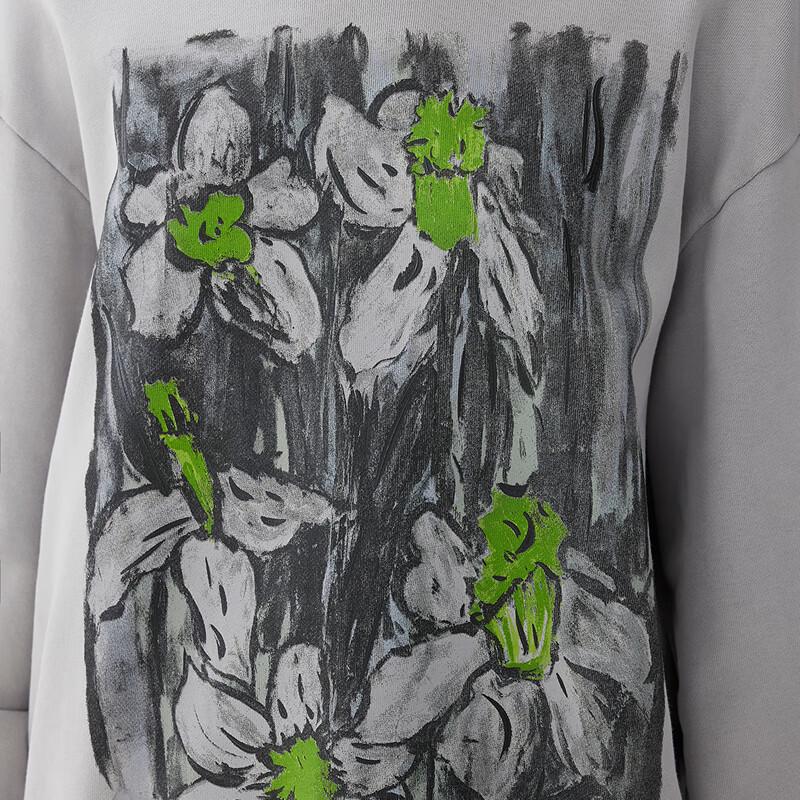 JNBY 2025 Spring Crewneck Cotton Sweatshirt