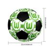 VfL Wolfsburg Indoor Soccer Ball Colorful Machine Stitched PVC Size 5 Team Training Competition Ready Durable High-Bounce Cool Sports Gift