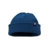 Clape Islamic Beanie Knit Cappuccino Solid Winter Navy Men's Cap, Shallow-Fit, Striped, Short, Lid, Color, Spring, Summer, Autumn, (KH33 - Blue)
