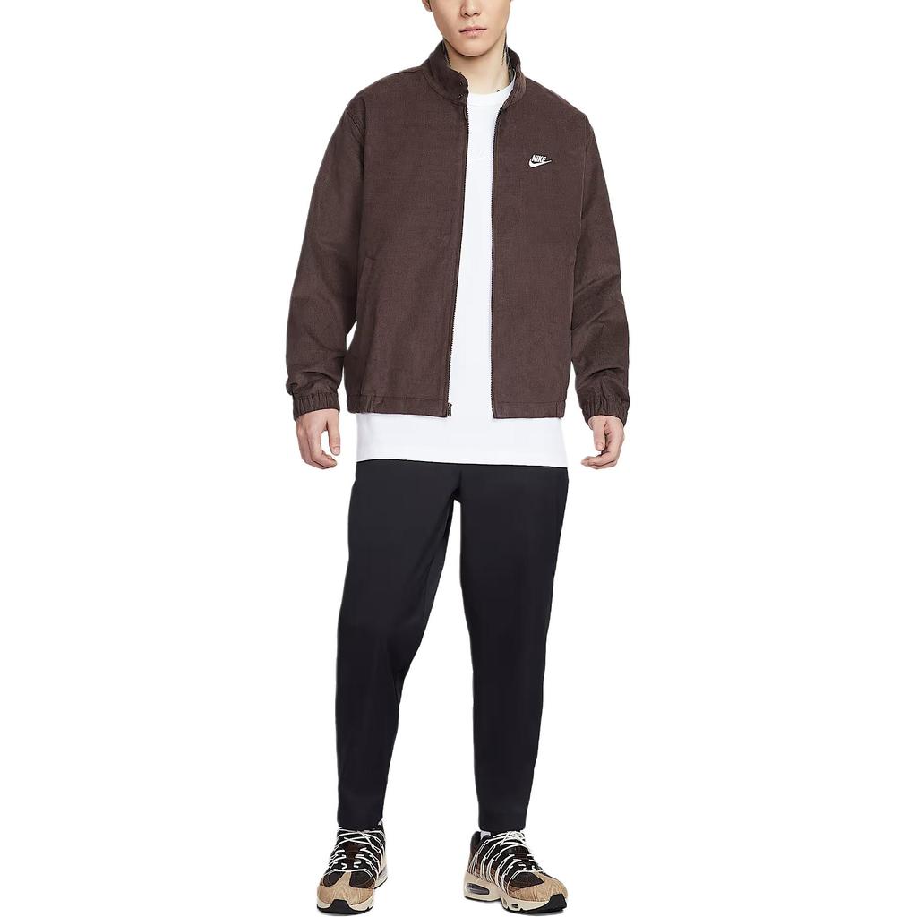 Nike Woven Stand Collar Zip Long Sleeve Jacket Men jackets IR0105237