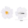 2 Stück Hawaiianische Eierblumen Haarspangen Sommer Strand Geburtstagsparty Hochzeitsdekoration Mädchen Künstliche Blumen Haarnadel Accessoires