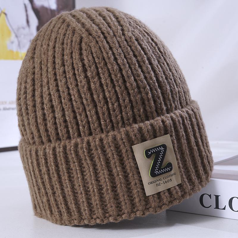 

Women s Winter Warm Knitted Hat Korean Style Versatile Big Head Circumference Loose Windproof Ear Protection Wool Hat