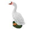 Gans Statue Bauernhof Tier Figur Harz Gans Skulptur Garten Ornament für Außen Hinterhof Terrasse Rasen Dekoration