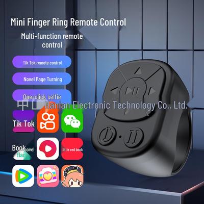 Multifunctional Bluetooth Ring: TikTok Remote Control, Swipe, Page Turner, Music, Photo & Video Liker