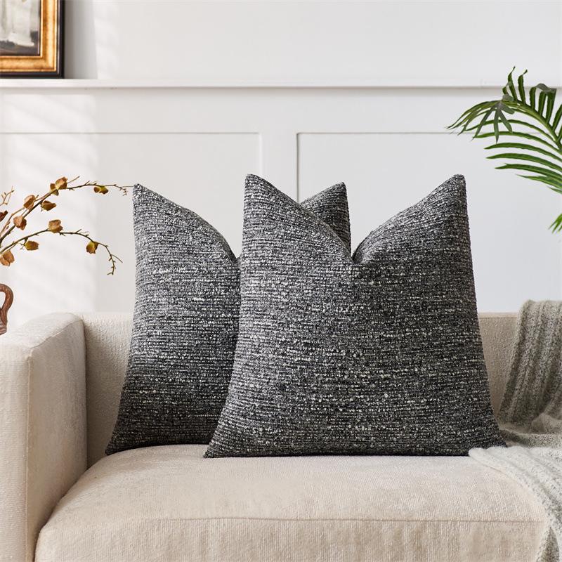 Modern Wabi-Sabi Style Cationic Cushion Cover - Soft & Stylish Pillowcase for Living Room, Bedroom, and Sofa