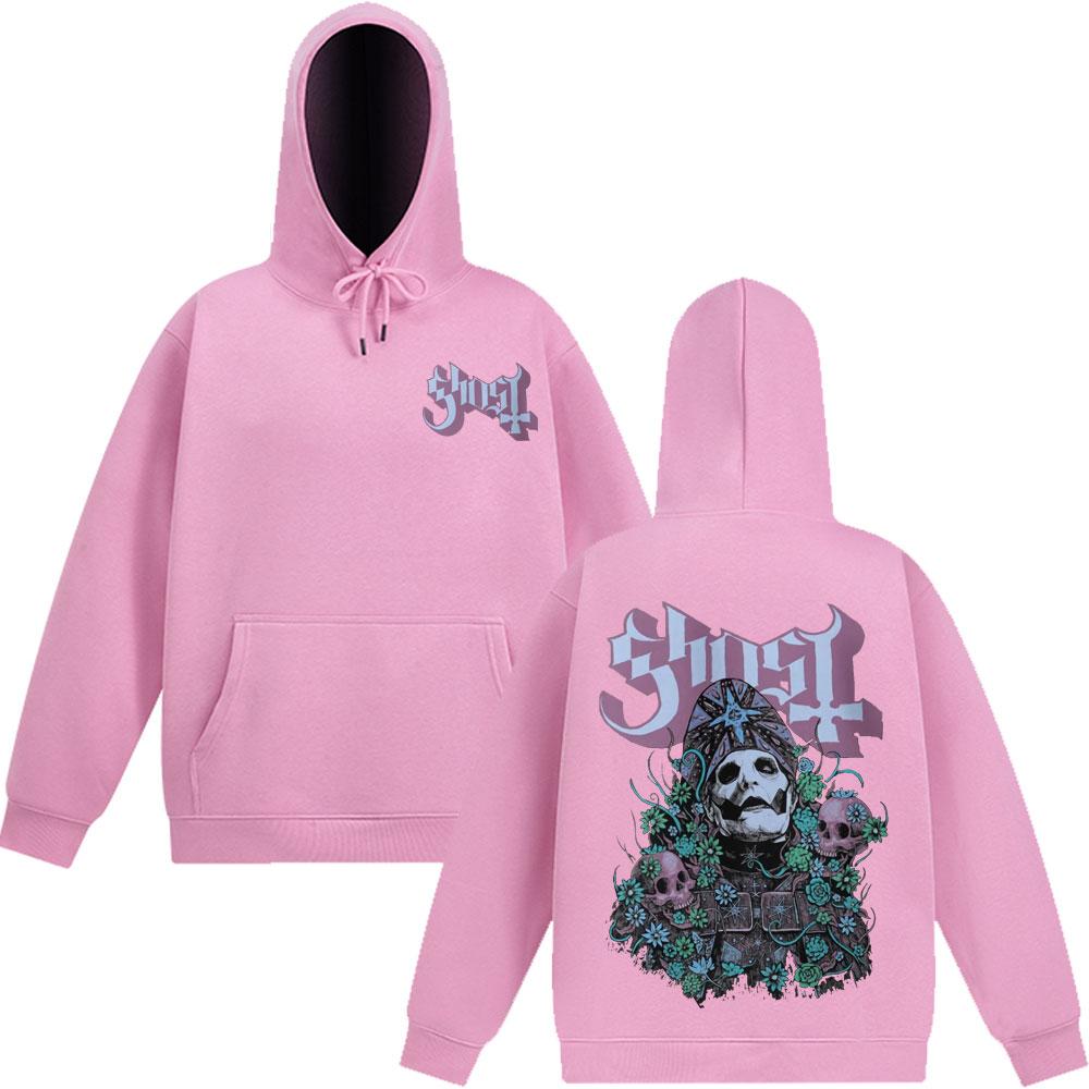 Vintage Ghost Band Cars Hoodies Y2k Clothes Winter Fashion Gothic Oversized Sweatshirts Long Sleeve Man Woman Hoodie Streetwear