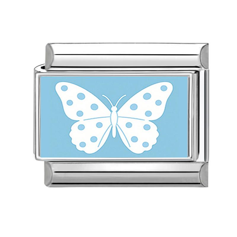 Neue Mode Augen Katzen Sonnenblume Gitarre Stern Schmetterling Italienischer Charm Glieder Passend für 9mm Edelstahlarmband DIY Schmuckherstellung
