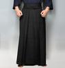 Kendoya Tetron Kendo Black Pleats Size 25 Hakama, (Inner Sewn),