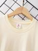 T-shirt Casual Unisex in Cotone a Manica Corta, Ampia, Traspirante, Girocollo, per Bambini e Bambine
