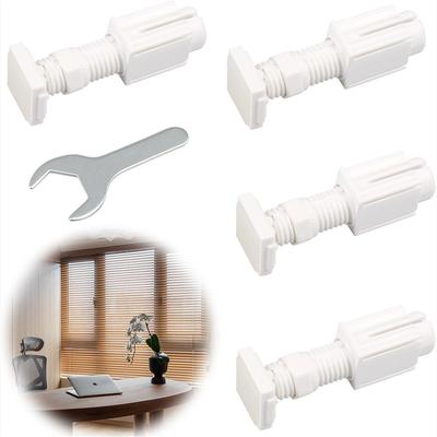 4PCS/SET Blind Installation Code Blinds Louver Curtain Brackets Vertical Window Fitting Plastic Wall Mounting Holder Accessories