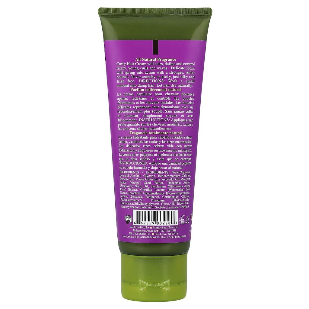 Little Green Cares, Curly Hair Cream, 125ml (4.2 Fl Oz)