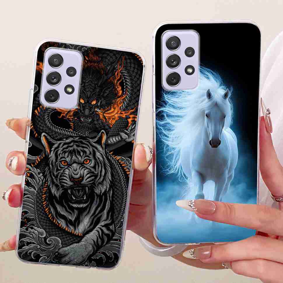 Für Samsung A72 Hülle SM-A725F Fundas Weiches Silikon Luxuriöse Bemalte Abdeckung Hüllen Für Samsung Galaxy A72 Gehäuse Bumper