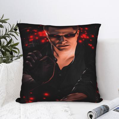 Funda de Almohada A-Albert W-Wesker Funda de Cojín Suave Funda de Almohada Linda Divertida Para Silla Sofá Decoración del Hogar
