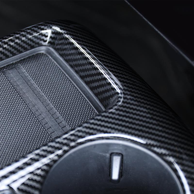 For Hyundai Ioniq 5 2025 2026 Car Tuning Carbon Fiber Center Console Gear Shift Panel Cover Trim Interior Accessories LHD