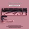 Polar Day Gradient PBT Keycaps: 134-Key Customizable Side-Printed Set for Mechanical Keyboards