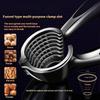 Stainless Steel Manual Nut Cracker Kitchen Gadgets High Quality Walnut Opener 2 Styles with Non-slip Handle for Household