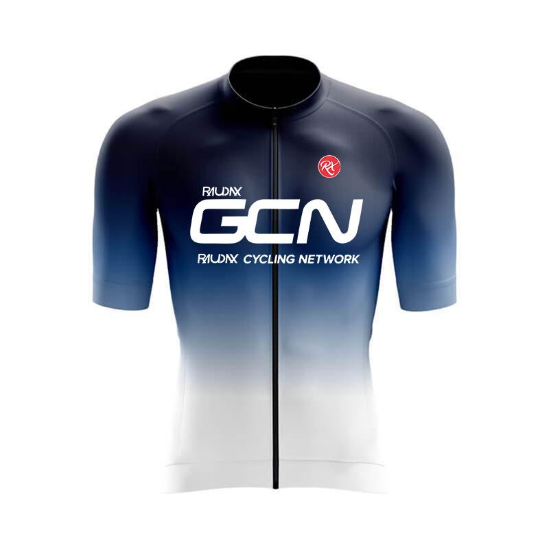 2024 RAUDAX GCN Letnia szosowa odzież rowerowa męska koszulka rowerowa z krótkim rękawem Triathlon Mountain Bike Sportowe kombinezony rowerowe