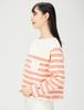 Long Sleeve Pocket Cotton USA One Point Logo X Orange L [Champion] T-shirt Women's CW-U409 Women's Off-White