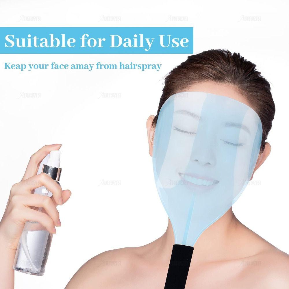 Lightweight Barber Salon Shield Reusable Makeup Protector Hairdressing Protector  Hairdressing