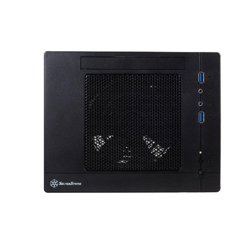 Silver Stone Mini-ITX Case, Full Black, SST-SG05BB-LiteB