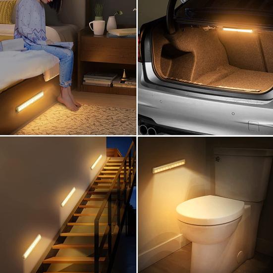 Night Lamp Wireless Remote Control Cabinet Light Ultra-Bright Flicker Free Dimmable Simple Installation Magnetic LED Lamp
