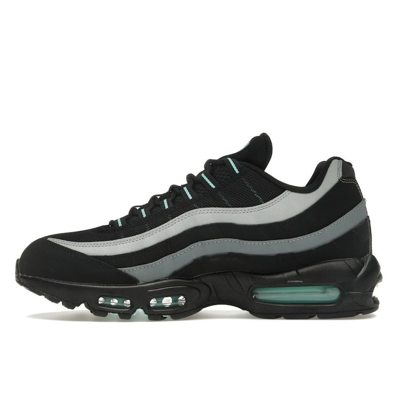 Nike Air Max 95 Black Aurora Green Unisex Sneakers Cool-Grey HV6062-001
