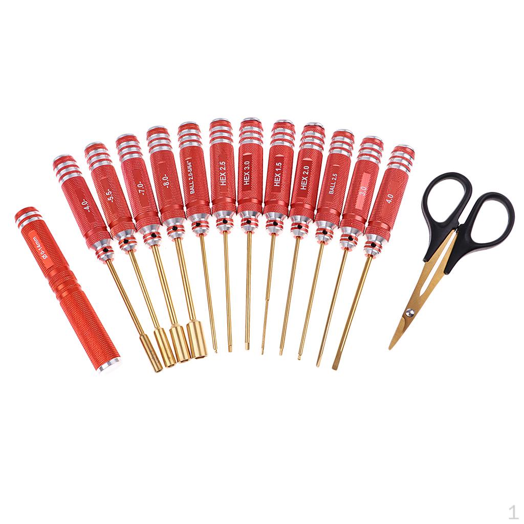 

1 Set 14 In Kit Screwdriver Pliers With Box For RC Helicopter Car
