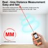 60M  Mini Smart Laser Distance Meter Measure Infrared Rangefinder USB Rechargeable Portable Handheld Laser Range Finder Tools