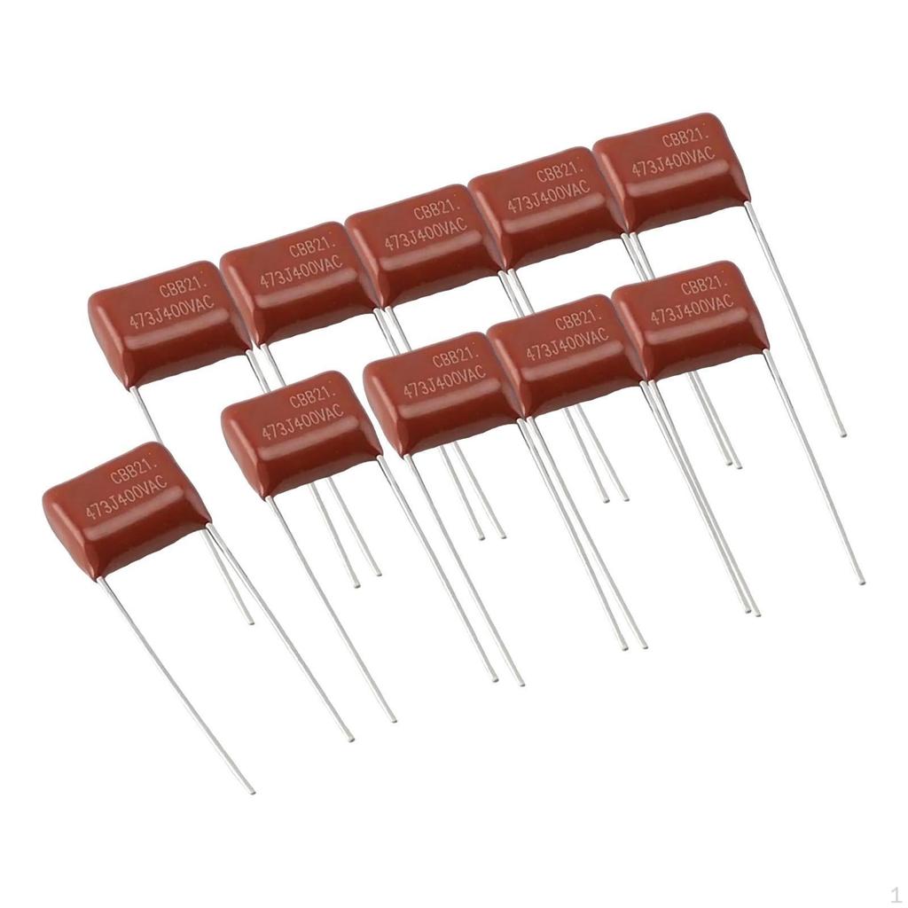 10 Pieces Electric Guitar Film Capacitors Metallized Multiuse Lightweight 0.022uf
